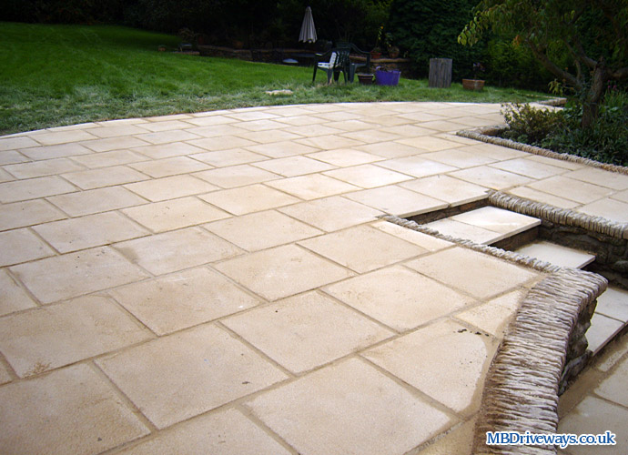patio, edging, step, steps, marshall, saxon, bradstone textured, oakdale, coping, wall