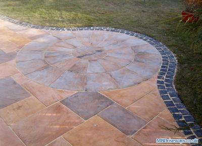 Block paving example