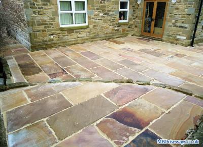 Paving in Rowlands Gill