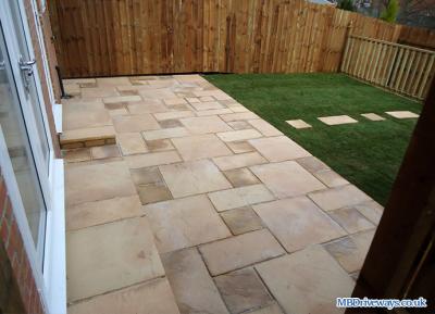 Block paving example