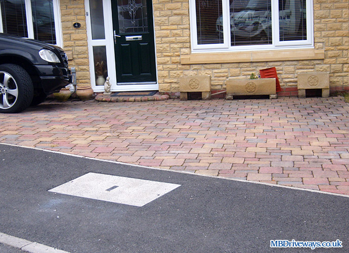 driveway, step, brett, block, sunburst, colour