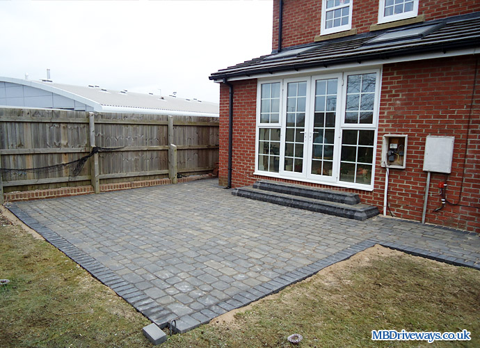 patio, step, edging