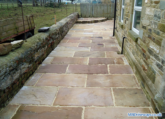 patio, path, paving, raised